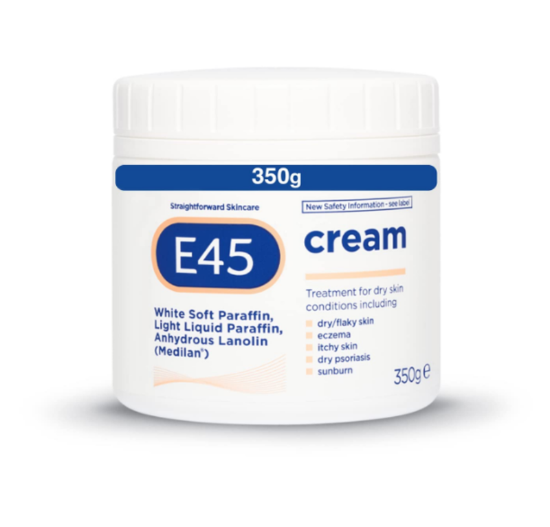 

E45 Dermatological Moisturising Cream Tub, 350G Multicoloured 350 g