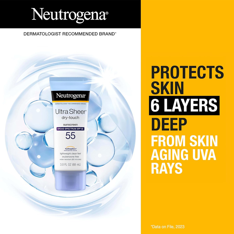 Neutrogena Ultra Sheer Dry-Touch Sunscreen Lotion, 3 oz