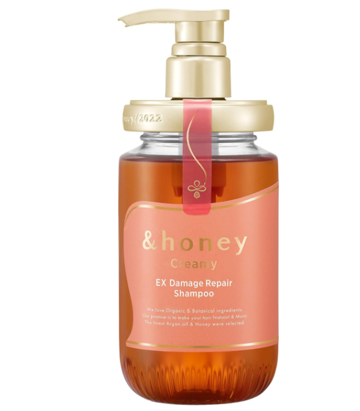 

&honey & Honey Creamy EX Damage Repair Hair Shampoo Pump 440ml Step1.0 - Juicy Berry Scent