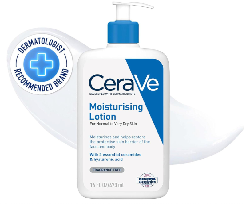 

Cerave Moisturising Lotion For Dry To Very Dry Skin 473 Ml With Hyaluronic Acid And 3 Essential Ceramides