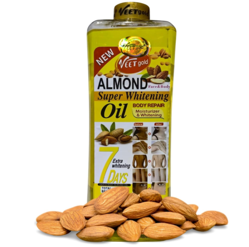 

Veet Gold VeetGold Almond Super Whitening Body Repair Oil, 1000ml