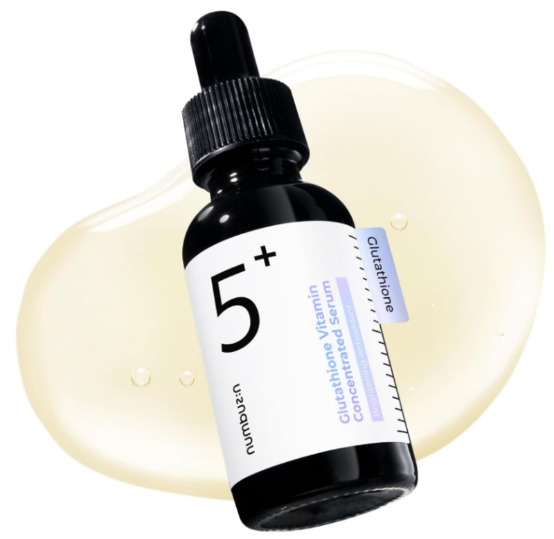 

numbuzin No.5 Serum Glutathione Vitamin Concentrated Serum Glutathione, Vitamin C, Tranexamic Acid Hyperpigmentation, Acne Scars Suitable for Sens