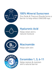 Cerave Hydrating Mineral Sunscreen SPF 50, 2.5 oz