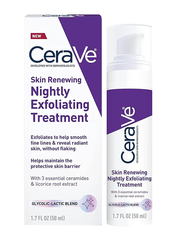 Cerave Skin Renewing Nightly Exfoliating Treatment, 1.7 oz