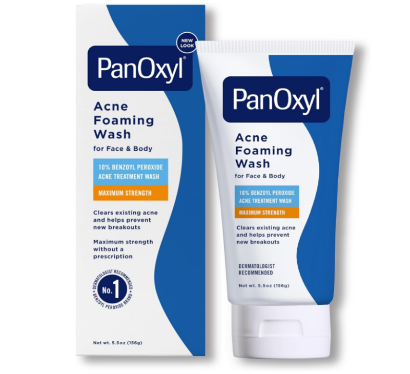 

PanOxyl Acne Foaming Wash Benzoyl Peroxide 10% Maximum Strength Antimicrobial, 5.5 Oz