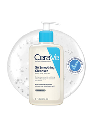 Cerave SA Smoothing Cleanser Face and Body Salicylic Acid Wash and Exfoliate, 236ml