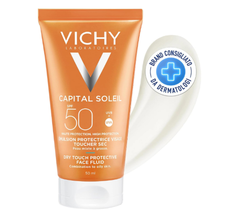 

Vichy Ideal Soleil Mattifying Face Fluid Dry Touch Spf 50, 50 Ml
