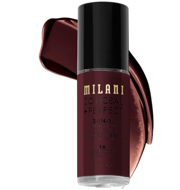 

Milani Conceal + Perfect Liquid Foundation - 16 Cool Cocoa, 1 Fl. Oz./30ml