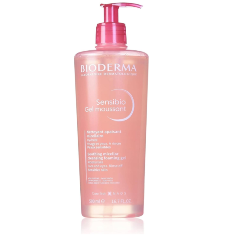 

BioDerma Sensibio Soothing Micellar Cleansing Foaming Gel For Sensitive Skin, 500 ml