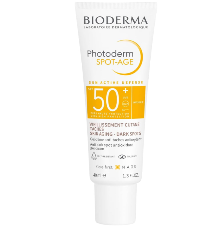 

Bioderma Photoderm SPOT-AGE SPF 50+ Antioxidant Sunscreen with Vitamin C Protects Against Photoaging & Dark Spots 40ml
