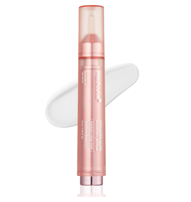 

medicube Collagen Glow Booster Milk Serum - Twist & Click - Radiance & Hydration with Niacinamide, Milk Protein Extract Korean Skin Care15ml