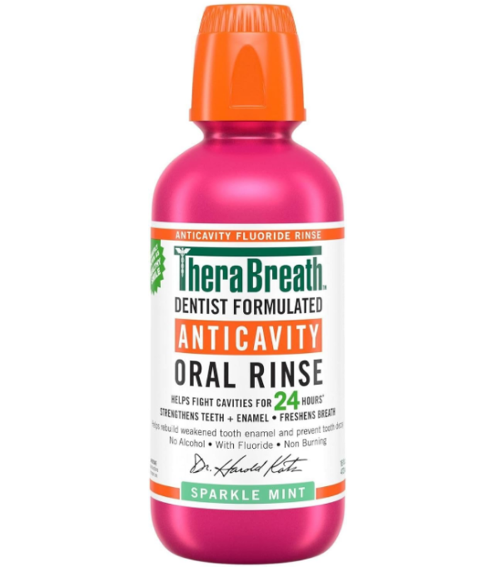 

TheraBreath Healthy Smile Rinse, Sparkle Mint, 16 Oz