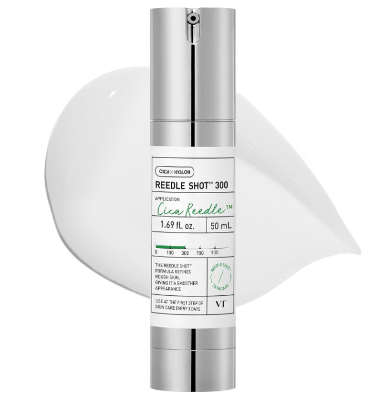 

VT COSMETICS CICA Reedle Shot 300 Advanced Night Exosome, Microneedling Serum, Centella Asiatica, Hyaluronic Acid, Propolis, Soft Skin, Regeneration,