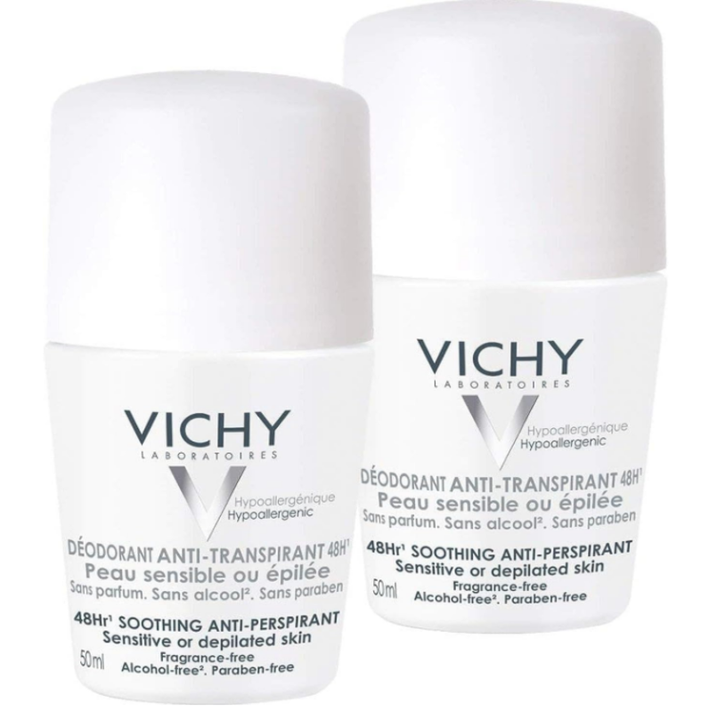 

VICHY Deo Roll-On Sensitive Anti-Trans.48h Double Pour 2 x 50 ml
