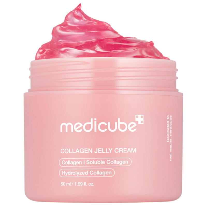 

medicube Collagen Jelly Cream- Niacinamide & Freeze-Dried Hydrolyzed Collagen - Boosts skin's barrier hydration and gives 24h Glow & Lifted Look - Kor