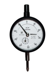 Mitutoyo Dial Indicator Dg 0.01 Grad, 0-10Mm Range, 2046A, Multicolour