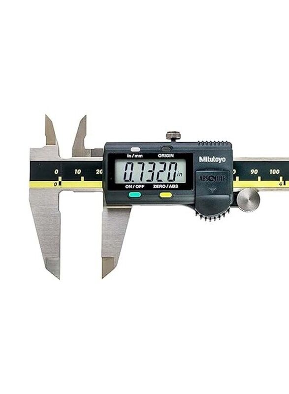 

Mitutoyo Electronic Digital Caliper AOS Absolute Scale Digital Caliper, 0 to 8"/0 to 200mm Measuring Range, 0.0005"/0.01mm Resolution, 500-197-30, Mul