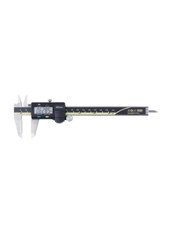 Mitutoyo Advanced Onsite Sensor (AOS) Absolute Scale Digital Caliper, 0 to 6"/0 to 150mm Measuring Range, 0.0005"/0.01mm Resolution, LCD, 500-196-30, Multicolour