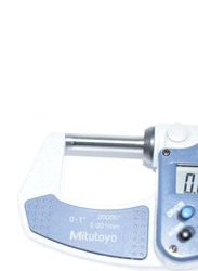 Mitutoyo Digimatic Micrometer, Range: 0-1"/0-25.4 mm, 293-831-30, Multicolour