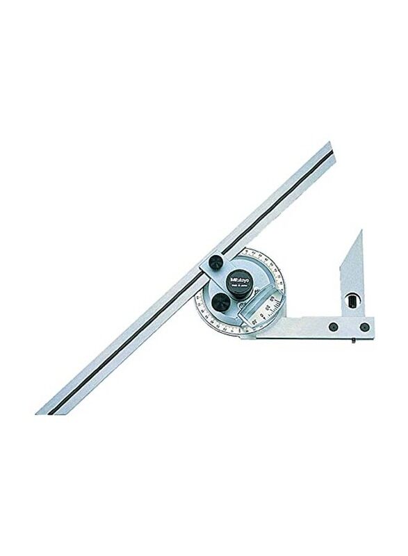 

Mitutoyo Universal Bevel Protractor, 187-901, Silver