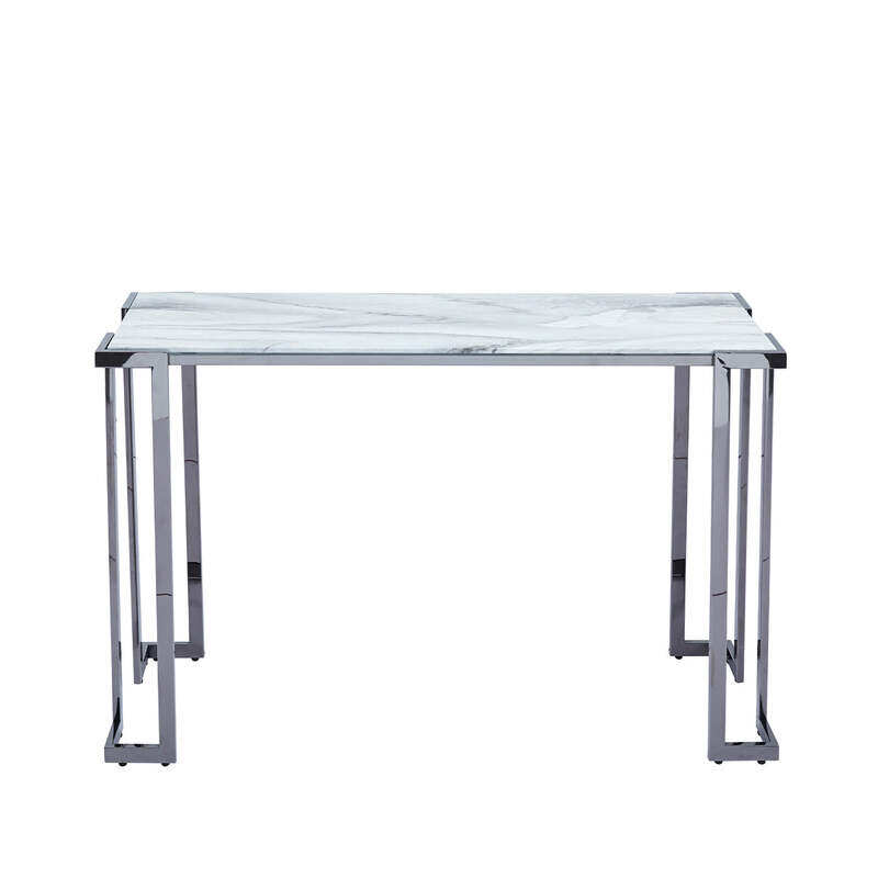 

VANITY LIVING Console Table - Sepano Marble Glass