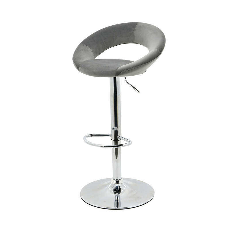 

VANITY LIVING Bar Stool - Seville Grey Orb