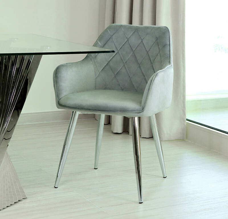 

VANITY LIVING Dining Chair - Leon Grey