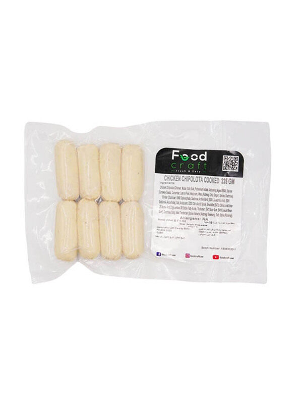 

Foodcraft Chicken Chipolata, 8 Piece, 225g