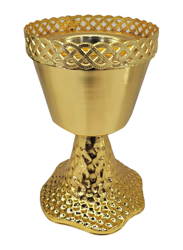 Incense Bakhoor Burner for Oud Bakhoor, Gold