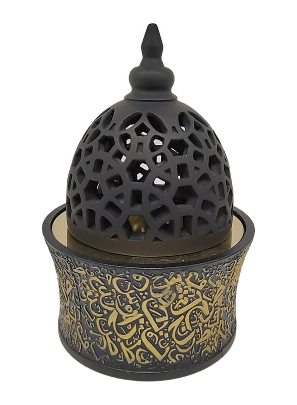 

Generic Frankincense Charcoal Bakhoor Incense Burner, Black