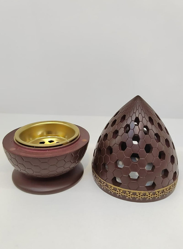 Charcoal Incense Burner, Brown