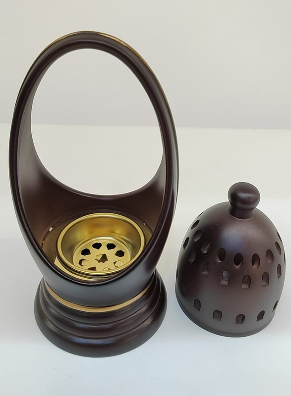 Incense Bakhoor Burner, Brown