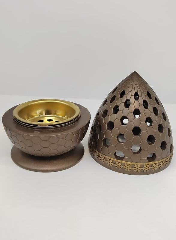 Charcoal Bakhoor Burner Incense Oud, Brown