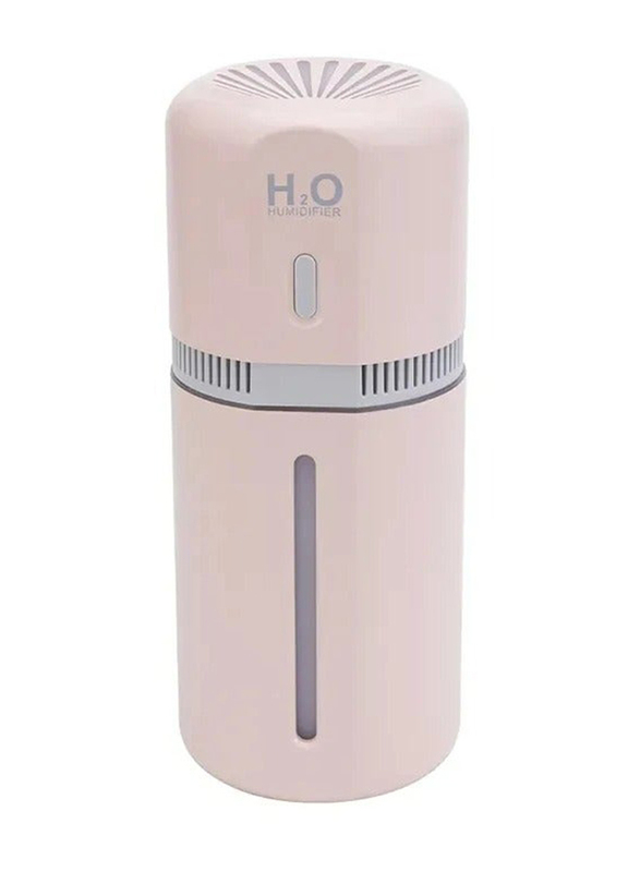 Ultrasonic Mini Cool Mist Air Humidifier Portable Usb Humidifier Essential Air Humidifier With Lights, Pink