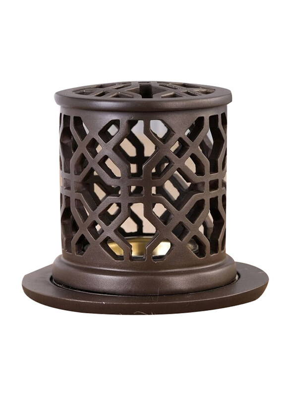 

Generic Oud Frankincense Charcoal Resin Incense Bakhoor Burner, Brown