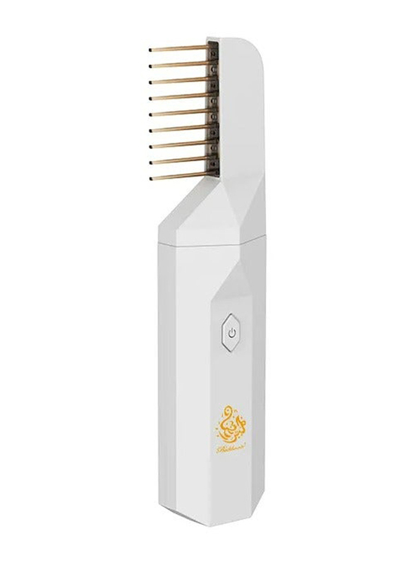 Arabic Incense Burner Electronic Portable Comb, White