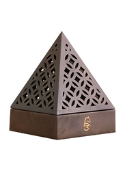 Damanhoor Charcoal Incense Burner Bakhoor Burner, Brown