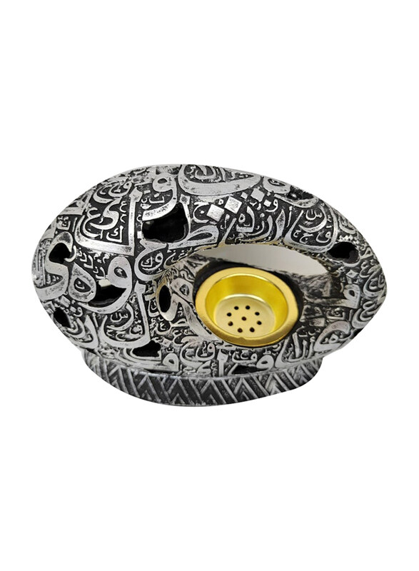 

Generic Exquisite Incense Bakhoor Burner, Black/Grey