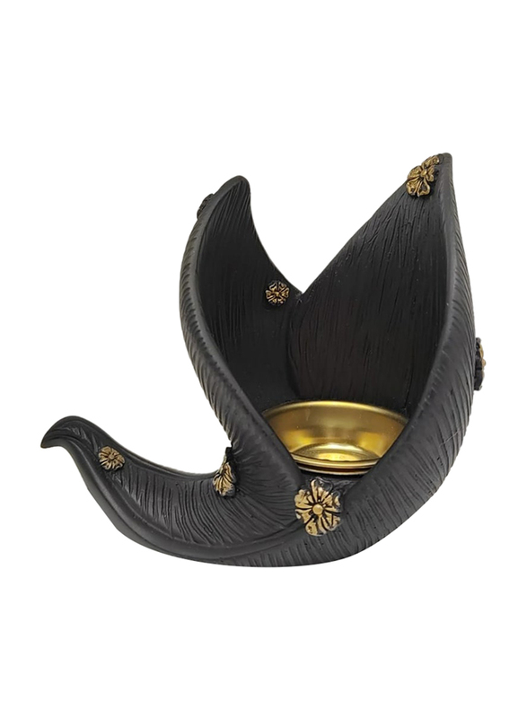 Latest Design Charcoal Incense Bakhoor Burner, Black