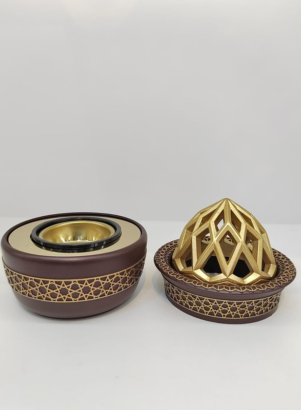 Arabic Incense Bakhoor Burner, Brown