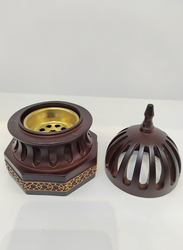 Charcoal Bakhoor Burner Incense Oud, Brown