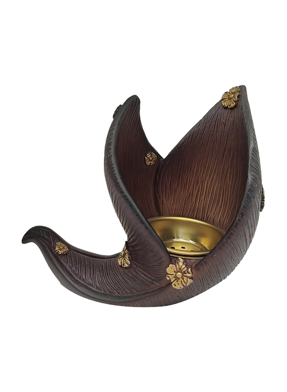 Incense Bakhoor Burner for Oud Bakhoor, Brown