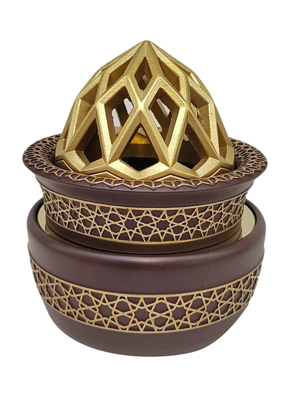 

Generic Arabic Incense Bakhoor Burner, Brown