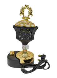 Electric Incense Bakhoor Burner, Black/Gold