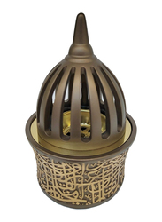 Incense Burner Frankincense Resin Charcoal Bakhoor for Office & Home Decor, Gold