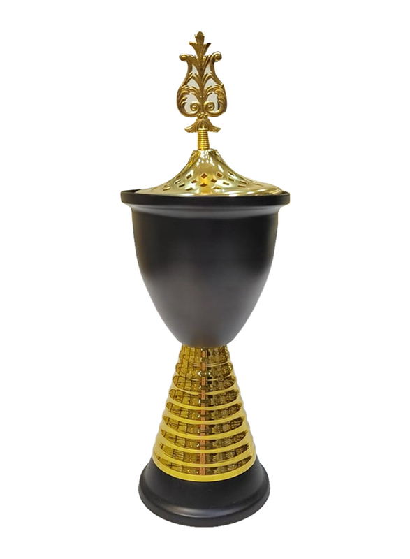 

Generic Incense Oud Bakhour Burner, Black/Gold