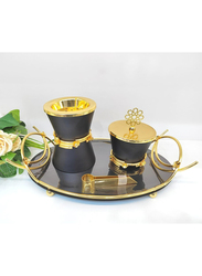 Bakhoor Burner 4 Pieces Wedding Gift Home Decorative Design Incense Burner, Gold