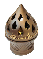 Frankincense Charcoal Bakhoor Incense Burner, Brown