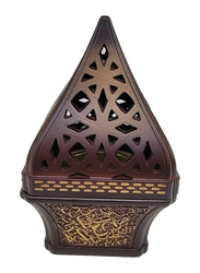 Charcoal Oud Frankincense Resin Incense Bakhoor Burner, Brown