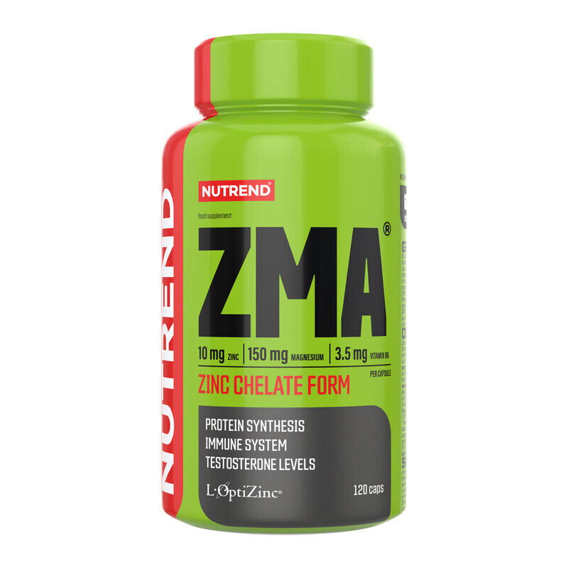 

Nutrend, ZMA, Supports Protein Synthesis & Immune System, 120 Caps, 60 Servings